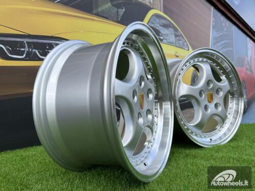 Ratlankis Porsche 964 Turbo speedline style 18X8J 5X130 ET50 71.56 Silver with lip machined (Porsche 911, 944, Boxster)