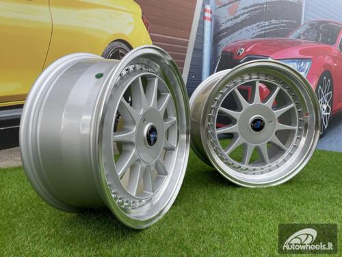 Ratlankis OZ Hartge styling 17X8J 5X100/5X120 ET25 74.1 Silver with Diamond Cut Lip ( VW Beetle/Golf, Audi TT, BMW 3-5-6-8 E46/E90/E39/E60 ) 