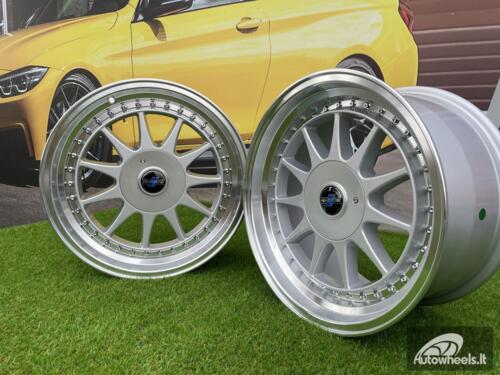 Ratlankis OZ Hartge styling 17X8J 5X100/5X120 ET25 74.1 Silver with Diamond Cut Lip ( VW Beetle/Golf, Audi TT, BMW 3-5-6-8 E46/E90/E39/E60 ) 