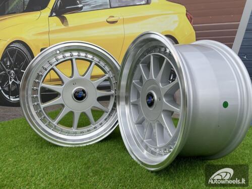 Ratlankis OZ Hartge styling 17X8J 5X100/5X120 ET25 74.1 Silver with Diamond Cut Lip ( VW Beetle/Golf, Audi TT, BMW 3-5-6-8 E46/E90/E39/E60 ) 