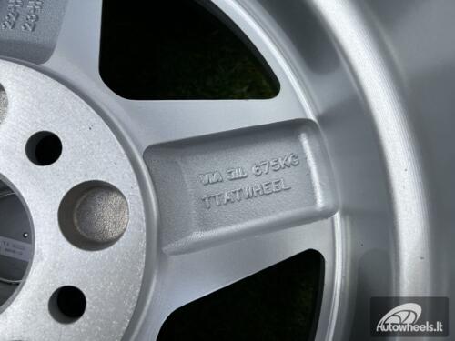 Ratlankis Mercedes Benz AMG Penta style 16x8 5X112 ET 11 66.6 Silver with diamond cut lip