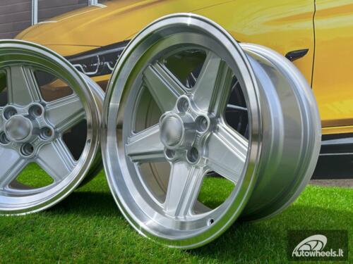 Ratlankis Mercedes Benz AMG Penta style 16x8 5X112 ET 11 66.6 Silver with diamond cut lip