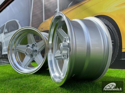 Ratlankis Mercedes Benz AMG Penta style 16x8 5X112 ET 11 66.6 Silver with diamond cut lip