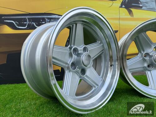 Ratlankis Mercedes Benz AMG Penta style 16x8 5X112 ET 11 66.6 Silver with diamond cut lip