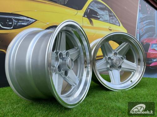 Ratlankis Mercedes Benz AMG Penta style 16x8 5X112 ET 11 66.6 Silver with diamond cut lip