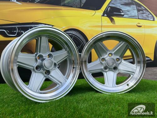 Ratlankis Mercedes Benz AMG Penta style 16x8 5X112 ET 11 66.6 Silver with diamond cut lip