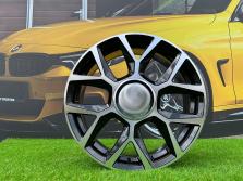 Ratlankis VW UP GTI Style 17X6.5 4X100 ET40 57.1 Black with Diamond Cut face (VW Golf/Jetta/UP)
