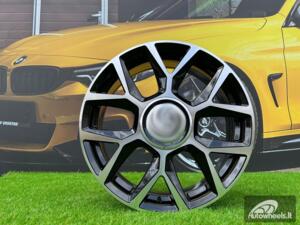Ratlankis VW UP GTI Style 17X6.5 4X100 ET40 57.1 Black with Diamond Cut face (VW Golf/Jetta/UP)