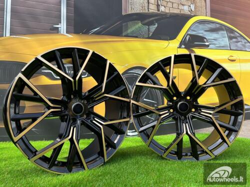 Ratlankis Prato 20X8.5J 5X120 ET35 72.56 Black with Diamond Cut and bronze tint (BMW 3-4-5-6 E46/E90/F10/F06/F32)