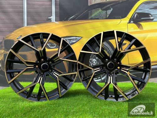 Ratlankis Prato 20X8.5J 5X120 ET35 72.56 Black with Diamond Cut and bronze tint (BMW 3-4-5-6 E46/E90/F10/F06/F32)
