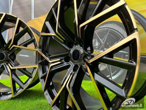 Ratlankis Prato 20X8.5J 5X120 ET35 72.56 Black with Diamond Cut and bronze tint (BMW 3-4-5-6 E46/E90/F10/F06/F32)