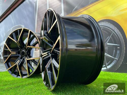 Ratlankis Prato 20X8.5J 5X120 ET35 72.56 Black with Diamond Cut and bronze tint (BMW 3-4-5-6 E46/E90/F10/F06/F32)
