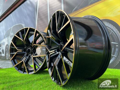 Ratlankis Prato 20X8.5J 5X120 ET35 72.56 Black with Diamond Cut and bronze tint (BMW 3-4-5-6 E46/E90/F10/F06/F32)