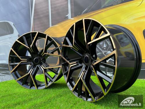 Ratlankis Prato 20X8.5J 5X120 ET35 72.56 Black with Diamond Cut and bronze tint (BMW 3-4-5-6 E46/E90/F10/F06/F32)