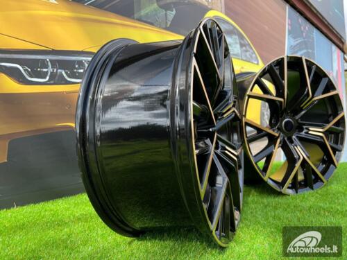 Ratlankis Prato 20X8.5J 5X120 ET35 72.56 Black with Diamond Cut and bronze tint (BMW 3-4-5-6 E46/E90/F10/F06/F32)