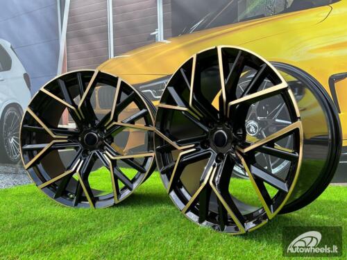 Ratlankis Prato 20X9.5J 5X120 ET40 72.56 Black with Diamond Cut and bronze tint (BMW 3-4-5-6 E46/E90/F10/F06/F32)