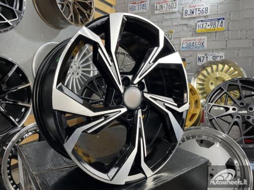 Ratlankis R18x8  5X112  ET  40  66.5  B5893  (IN5534)  Black Polished (MB)  For AUD  (A)