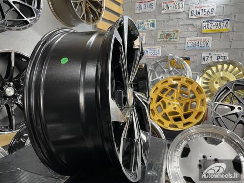 Ratlankis R18x8  5X112  ET  40  66.5  B5893  (IN5534)  Black Polished (MB)  For AUD  (A)