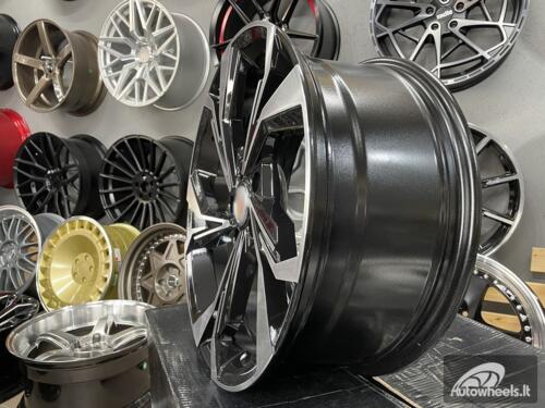 Ratlankis R18x8  5X112  ET  40  66.5  B5893  (IN5534)  Black Polished (MB)  For AUD  (A)