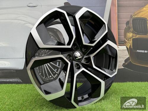 Ratlankis R19x8.5  5X112  ET  40  57.1  I5561  Black Polished (MB)  For SKODA  (P1)