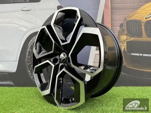 Ratlankis R19x8.5  5X112  ET  40  57.1  I5561  Black Polished (MB)  For SKODA  (Z4)