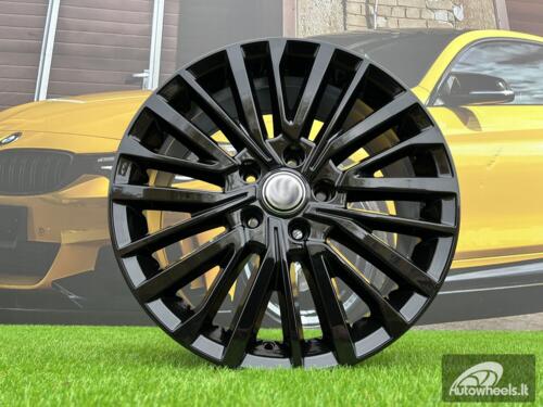 Ratlankis Bulli Palmerston VW T5 T6 Style 18X8J 5X120 ET50 65.1 Gloss black VW Transporter, Multivan, Caravelle, T5 / T6