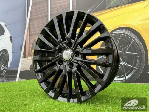 Ratlankis Bulli Palmerston VW T5 T6 Style 18X8J 5X120 ET50 65.1 Gloss black VW Transporter, Multivan, Caravelle, T5 / T6