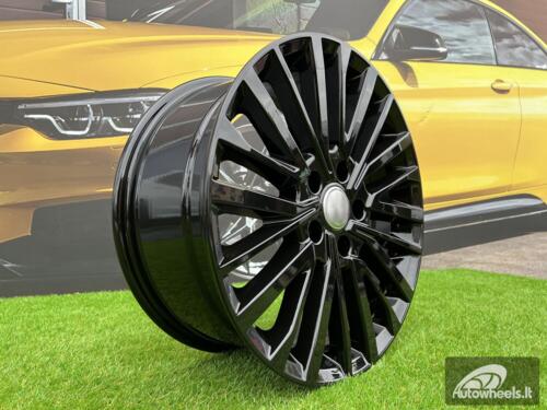 Ratlankis Bulli Palmerston VW T5 T6 Style 18X8J 5X120 ET50 65.1 Gloss black VW Transporter, Multivan, Caravelle, T5 / T6