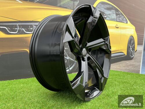 Ratlankis Audi SQ8 E-Tron style 22X10J 5X112 ET20 66.5 Black Audi Q7 / SQ7 / Q8 / SQ8 / RSQ8 / SQ8 E - Tron