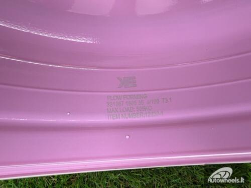 Ratlankis Heritage Kokoro Monoc heart style 15X6.5J 4X100 ET35 73.1 Pink with Diamond Cut face BMW E30, VW Golf/Jetta, Audi 80 B2 / Coupe B2 / Honda Civic / Mitsubishi Colt / JDM Cars