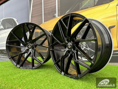 Ratlankis M-X4T Vossen design. 21X9J 5X112 ET32 66.56 Gloss black BMW X5 / X6 / X7 G05, G06. G07