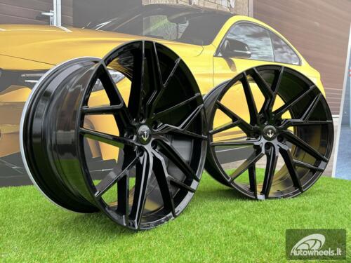 Ratlankis M-X4T Vossen design | R21X10.5J 5X112 ET43 66.56 Gloss black BMW X5 / X6 / X7 G05, G06. G07