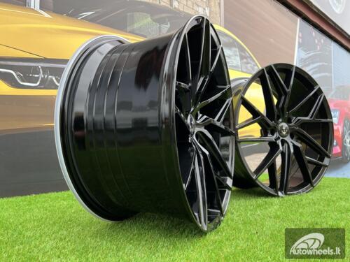 Ratlankis M-X4T Vossen design | R21X10.5J 5X112 ET43 66.56 Gloss black BMW X5 / X6 / X7 G05, G06. G07
