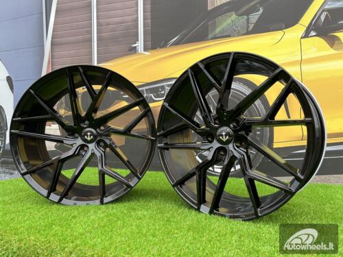 Ratlankis M-X4T Vossen design | R21X10.5J 5X112 ET43 66.56 Gloss black BMW X5 / X6 / X7 G05, G06. G07