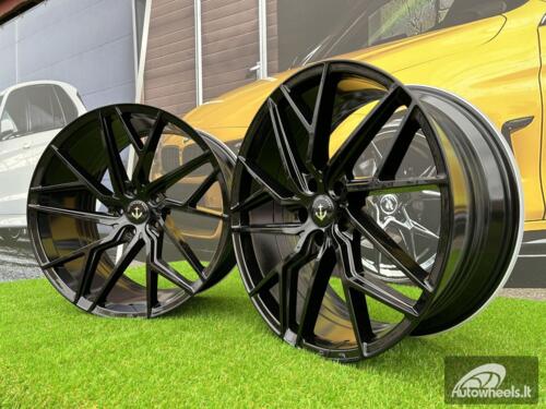 Ratlankis M-X4T Vossen design | R21X10.5J 5X112 ET43 66.56 Gloss black BMW X5 / X6 / X7 G05, G06. G07