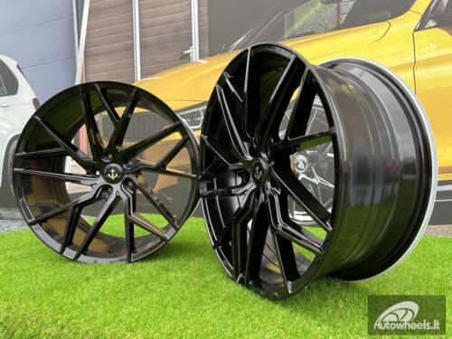 Ratlankis M-X4T Vossen design | R21X10.5J 5X112 ET43 66.56 Gloss black BMW X5 / X6 / X7 G05, G06. G07