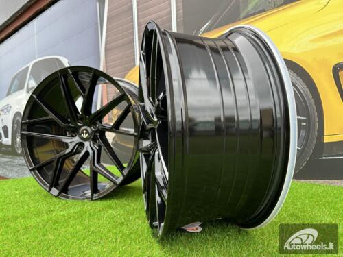 Ratlankis M-X4T Vossen design | R21X10.5J 5X112 ET43 66.56 Gloss black BMW X5 / X6 / X7 G05, G06. G07