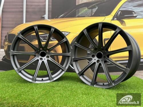 Ratlankis for Autun | R22X12J 5X120 ET35 74.1 Satin gunmetal BMW X5, X6 E70 / F15 / F16