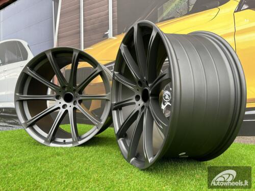 Ratlankis for Autun | R22X12J 5X120 ET35 74.1 Satin gunmetal BMW X5, X6 E70 / F15 / F16