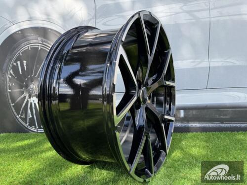 Ratlankis R18x8  5X112  ET  46  57.1  3S5997  Black Polished (MB)  For AUD  (R+P)  (HYBRID FORGED New Model)