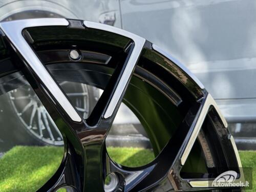 Ratlankis R18x8  5X112  ET  46  57.1  3S5997  Black Polished (MB)  For AUD  (R+P)  (HYBRID FORGED New Model)