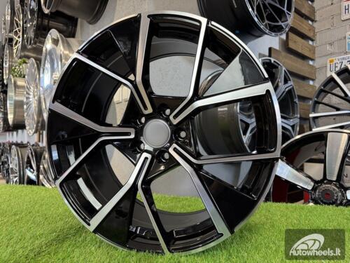 Ratlankis R20x8.5  5X112  ET  38  57.1  Y1196  Black Polished (MB)  For VW  (K2+P)  (New Tiguan)
