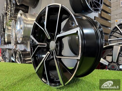 Ratlankis R20x8.5  5X112  ET  38  57.1  Y1196  Black Polished (MB)  For VW  (K2+P)  (New Tiguan)