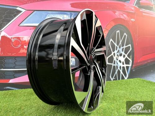 Ratlankis R19x7.5  5X114.3  ET  45  66.1  D1981  Black Polished (MB)  For NISS  (Z2)  (Qashqai NEW Model)