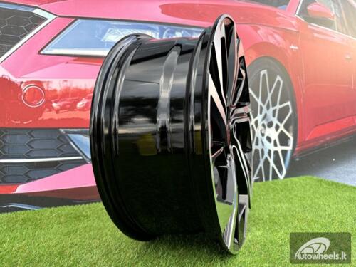 Ratlankis R19x7.5  5X114.3  ET  45  66.1  D1981  Black Polished (MB)  For NISS  (Z2)  (Qashqai NEW Model)