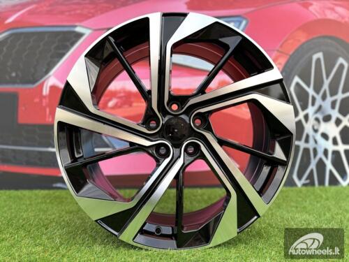Ratlankis R19x7.5  5X114.3  ET  45  66.1  D1981  Black Polished (MB)  For NISS  (Z2+Z4)  (Qashqai NEW Model)