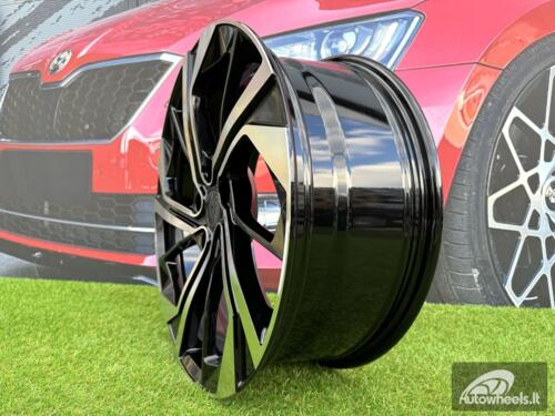 Ratlankis R19x7.5  5X114.3  ET  45  66.1  D1981  Black Polished (MB)  For NISS  (Z2+Z4)  (Qashqai NEW Model)