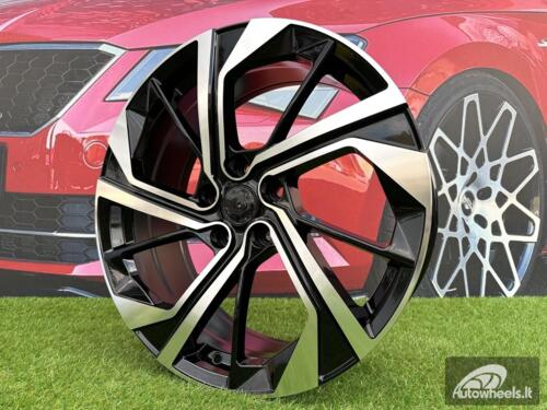 Ratlankis R19x7.5  5X114.3  ET  45  66.1  D1981  Black Polished (MB)  For NISS  (Z2+Z4+Z1)  (Qashqai NEW Model)