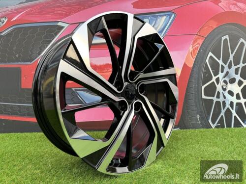 Ratlankis R19x7.5  5X114.3  ET  45  66.1  D1981  Black Polished (MB)  For NISS  (Z2+Z4+Z1)  (Qashqai NEW Model)