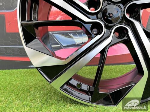 Ratlankis R19x7.5  5X114.3  ET  45  66.1  D1981  Black Polished (MB)  For NISS  (Z2+Z4+Z1)  (Qashqai NEW Model)